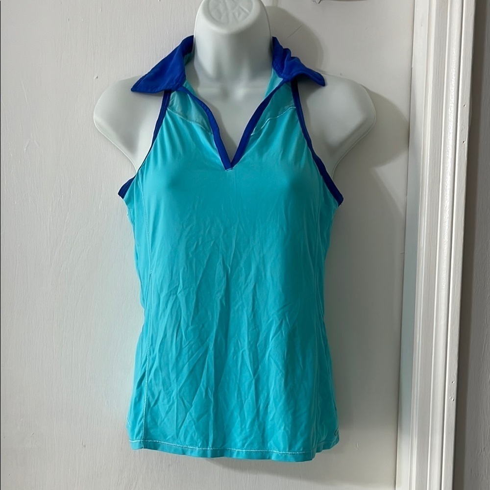 Alo Women's Blue Sleeveless Top